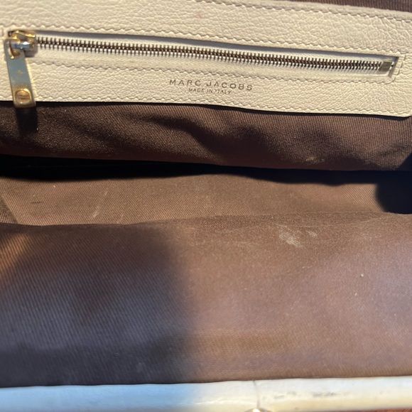 Marc Jacobs Stam Cream Leather Satchel - Picture 3 of 16